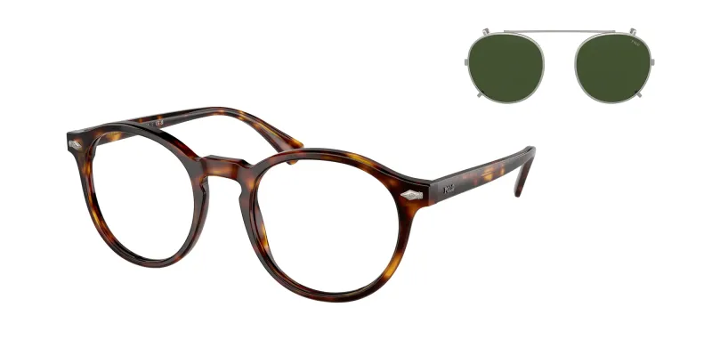 Polo Ralph Lauren Hombre Polo Ralph Lauren PH4218 613771 Gafas de sol Acetato Tortuga Verde Redonda Normal