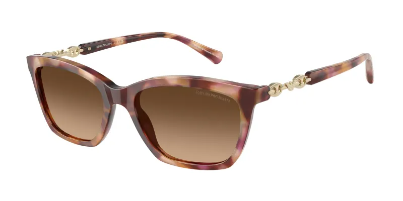 Emporio Armani Mujer Emporio Armani EA4238 619674 Gafas de sol Acetato Rojo Marrón Cat Eye Normal Sombreado