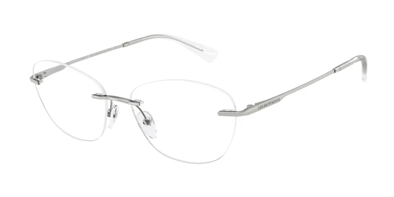 Emporio Armani Mujer Emporio Armani EA1167 3015 Monturas ópticas Metal Plata Pantos Normal