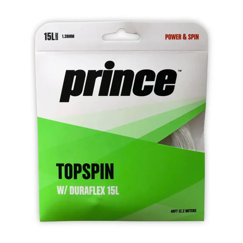 Cuerdas de tenis Prince Topspin Duraflex