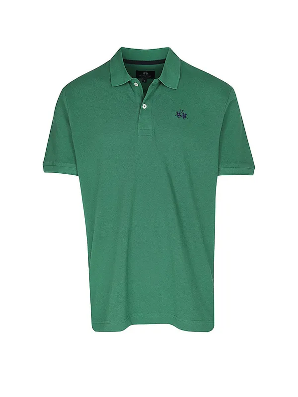 LA MARTINA Polo verde oscuro | XL