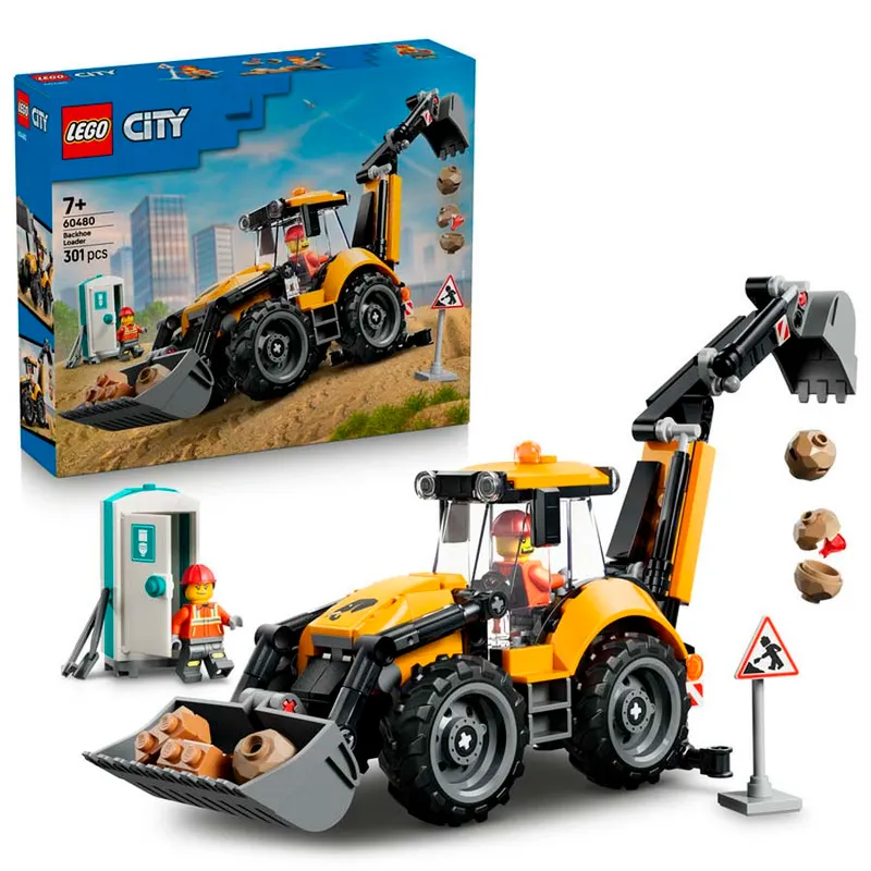 LEGO® City Retroexcavadora Amarilla 60480