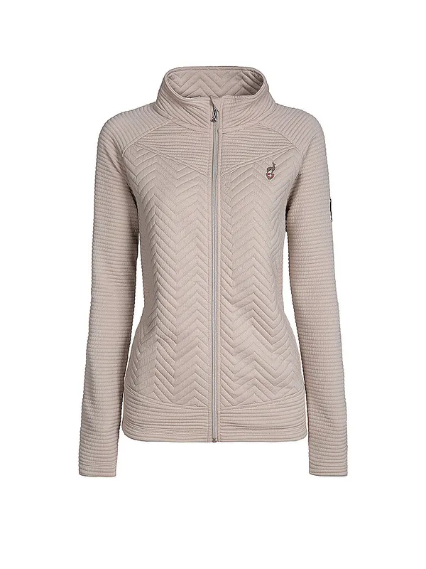 AULP Chaqueta polar de mujer Simix Jaquard crema | XXL