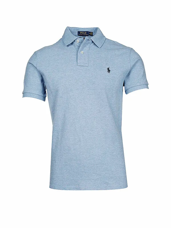POLO RALPH LAUREN Polo Custom-Slim-Fit azul claro | L