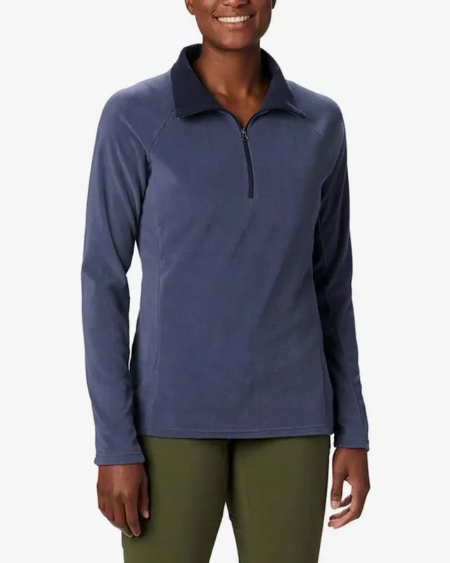 Forro polar Columbia Glacial Fleece IV 1/2 Zip azul oscuro mujer - M