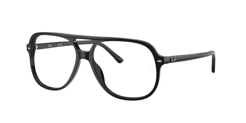 Ray - Ban Unisex Ray - Ban RX5698 2000 Monturas ópticas Acetato Negro Transparente Cuadrada Normal