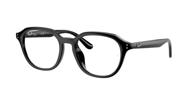 Ray - Ban Hombre Ray - Ban RX7259D 2000 Monturas ópticas Acetato Negro Transparente Cuadrada Normal