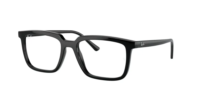 Ray - Ban Unisex Ray - Ban RX7239 ALAIN 2000 Monturas ópticas Acetato Negro Transparente Cuadrada Normal