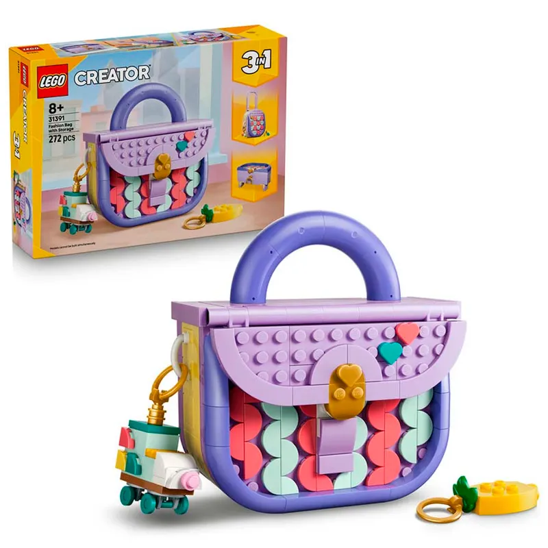 LEGO® Creator Bolso de Moda Artístico con Almacenamiento 31391