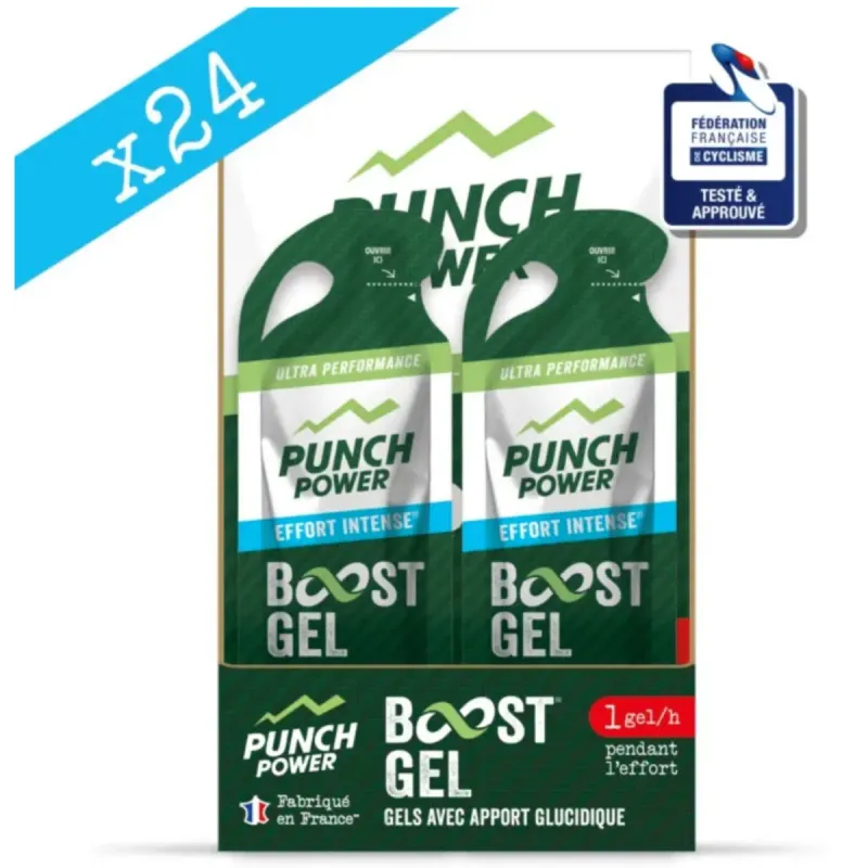 Gel énergétique caféine guarana - goût cola (citron effort intense) Punch Power Gel énergétique