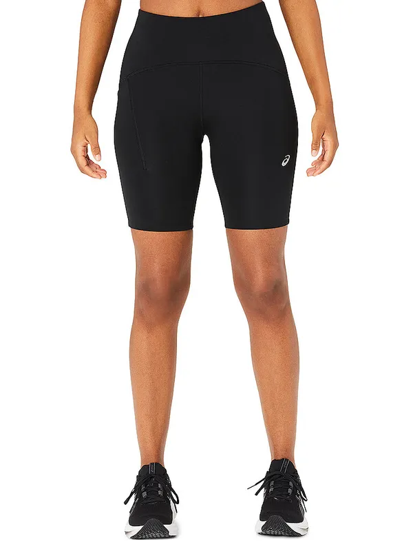ASICS Pantalones cortos de running para mujer Road High Waist 8inch Sprinter negro | M
