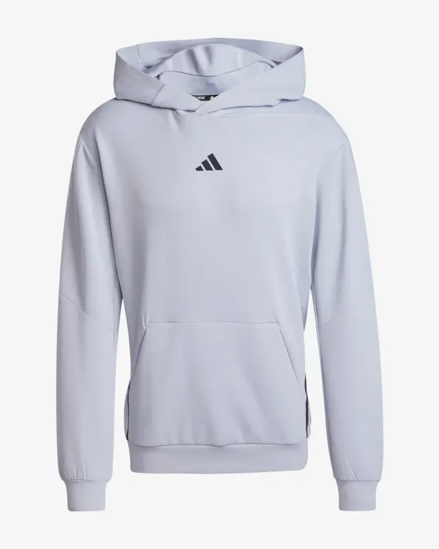 Sudadera con capucha adidas Designed for Training azul claro - M