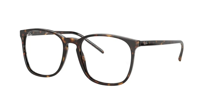 Ray - Ban Unisex Ray - Ban RX5387 2012 Monturas ópticas Acetato Tortuga Transparente Cuadrada Normal