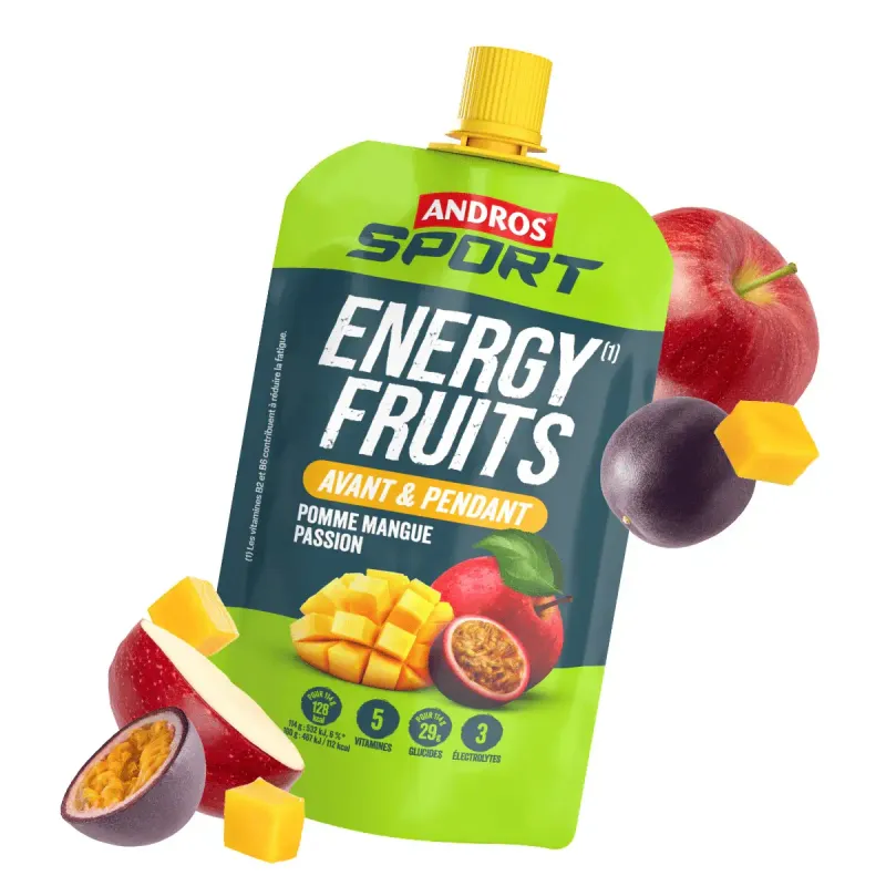 Bebida energética Andros Sport Energy Fruits Pomme Mangue