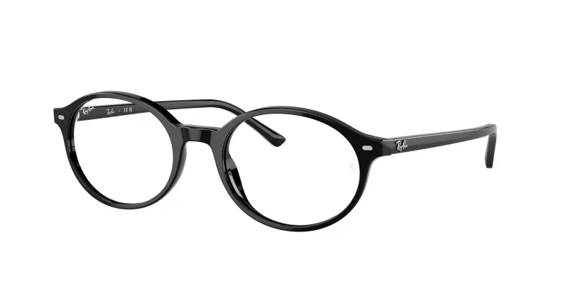 Ray - Ban Unisex Ray - Ban RX5429 GERMAN 2000 Monturas ópticas Acetato Negro Transparente Redonda Normal
