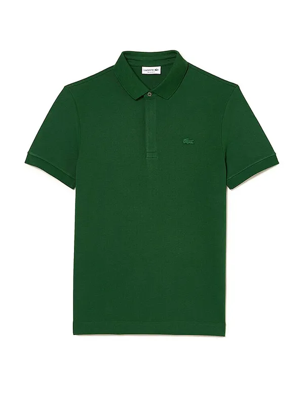 LACOSTE Polo verde oscuro | S