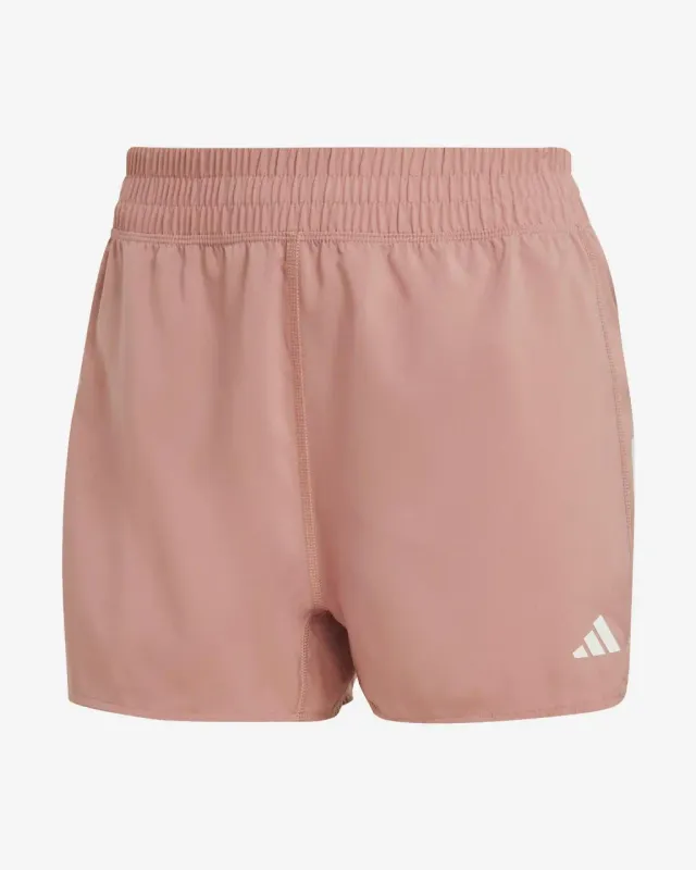 Pantalón corto adidas Own the Run rosa apagado mujer - XL