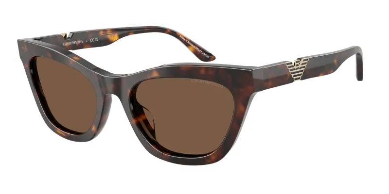 Emporio Armani Mujer Emporio Armani EA4259U 502673 Gafas de sol Acetato Tortuga Marrón Cat Eye Normal