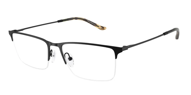 Emporio Armani Hombre Emporio Armani EA1171 3001 Monturas ópticas Metal Negro Cuadrada Normal