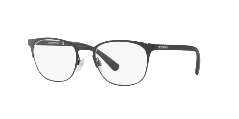 Emporio Armani Hombre Emporio Armani EA1059 3001 Monturas ópticas Metal Negro Redonda Normal