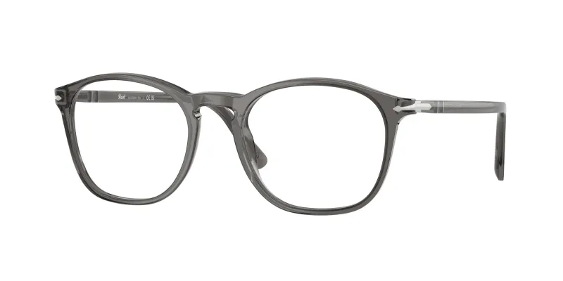 Persol Hombre Persol PO3007VM 1196 Monturas ópticas Acetato Gris Cuadrada Normal