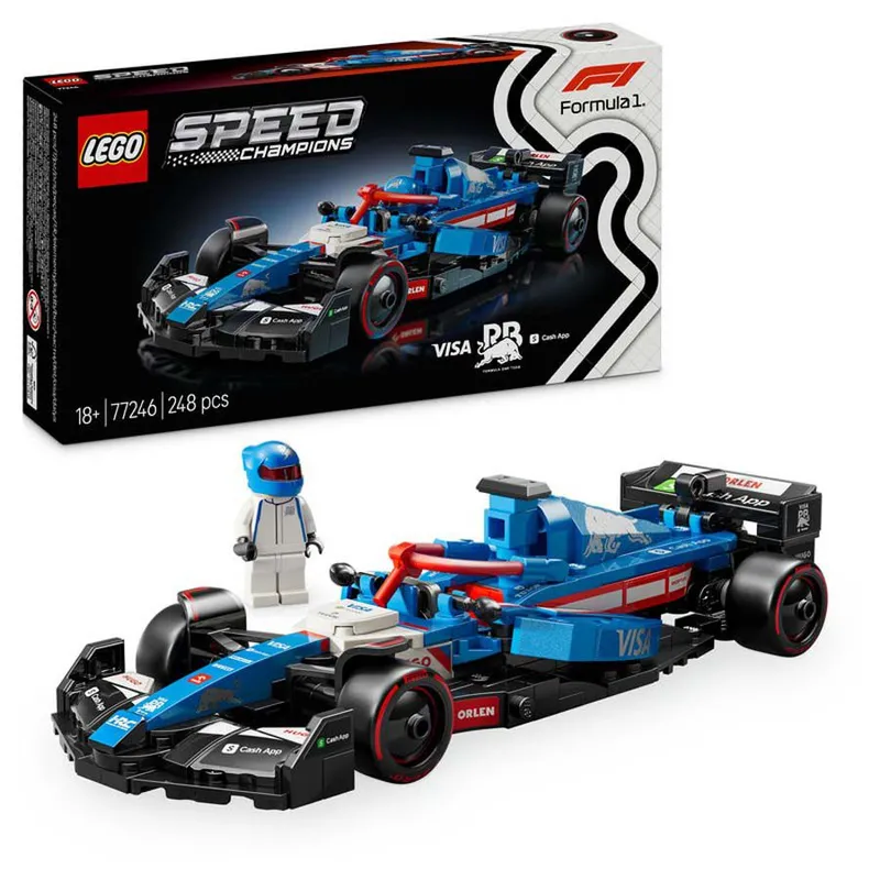 LEGO® Speed Champions Coche de Carreras Visa Cash App RB VCARB 01 F1® 77246