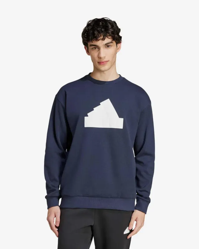 Sudadera adidas Future Icons Badge of Sport azul marino blanco - L