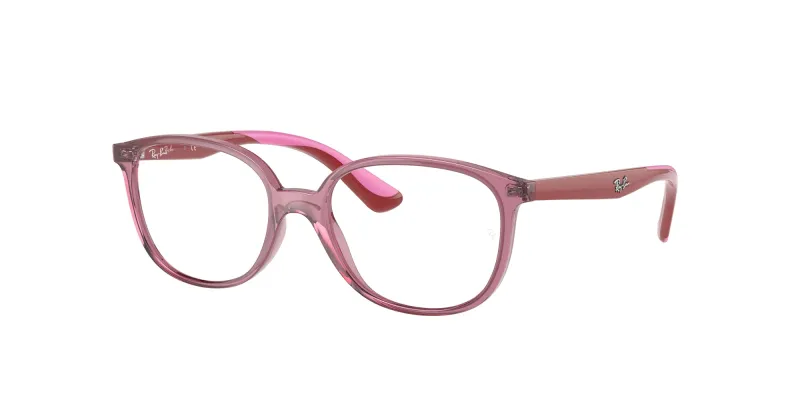 Ray - Ban Niños Ray - Ban RY1598 3777 TRANSPARENT RED Monturas ópticas Plástico Rojo Cuadrada