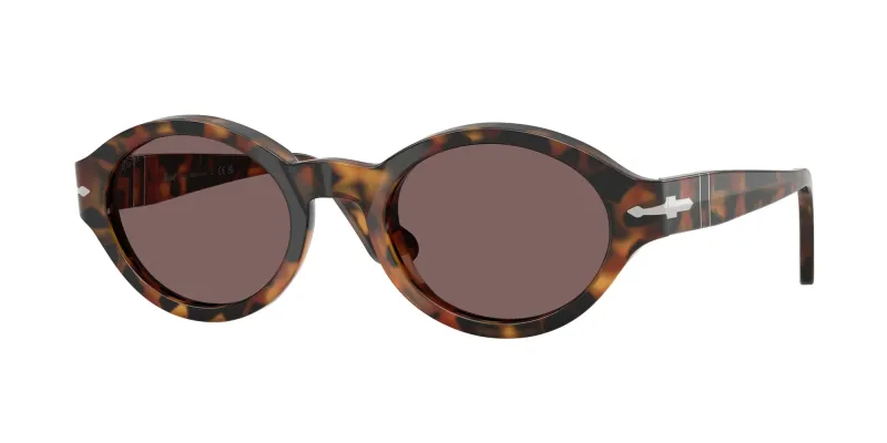Persol Mujer Persol PO3378S LORIS 105253 Gafas de sol Acetato Tortuga Violeta Redonda Normal