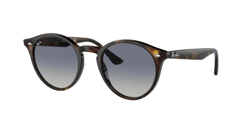 Ray - Ban Unisex Ray - Ban RB2180 710/4L Gafas de sol Acetato Tortuga Gris Redonda Normal Sombreado