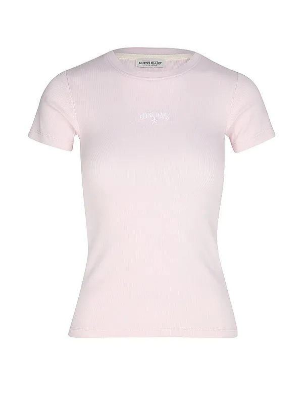 GUESS Camiseta EMBRO rosa | S