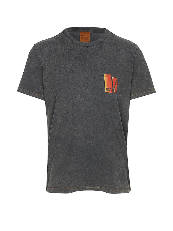 NUDIE JEANS Camiseta gris | S