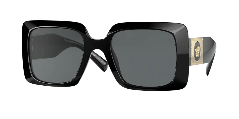 Versace Mujer Versace VE4405 GB1/87 Gafas de sol Acetato Negro Gris Cuadrada Normal
