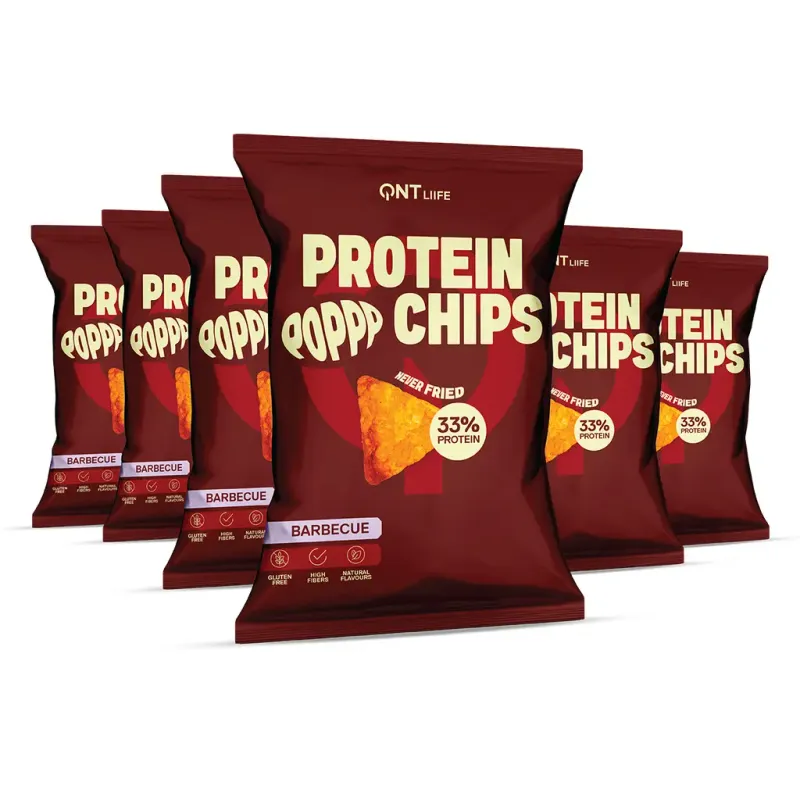 Chips de proteína nutricional QNT Barbecue