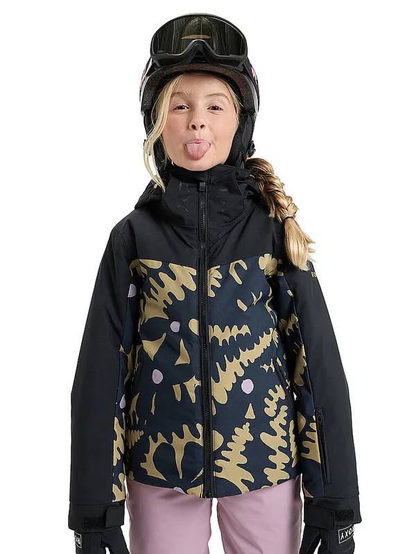 ROXY Chaqueta de snowboard para niña Free Jet Block multicolor | 164