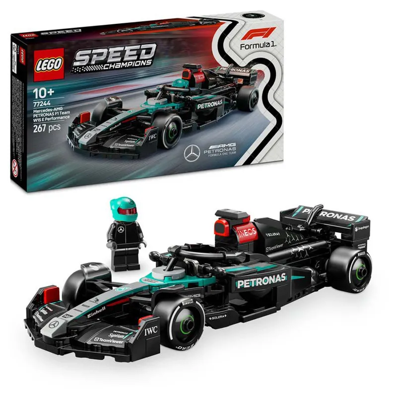 LEGO® Speed Champions Coche de Carreras Mercedes-AMG F1® W15 77244