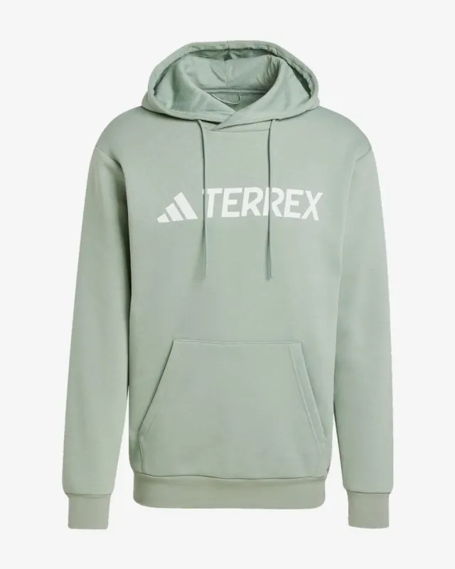 Sudadera con capucha adidas Terrex Multi Large Logo verde blanco - S