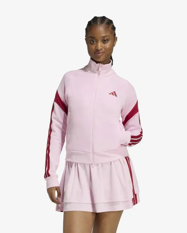 Chaqueta adidas House of Tiro rosa marrón mujer - S