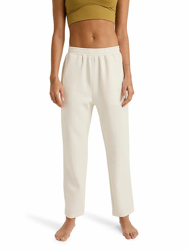 ROXY Pantalón de chándal Rise & Vibe para mujer blanco | S