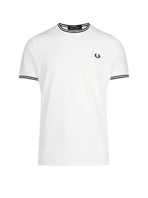 FRED PERRY Camiseta blanco | XXL