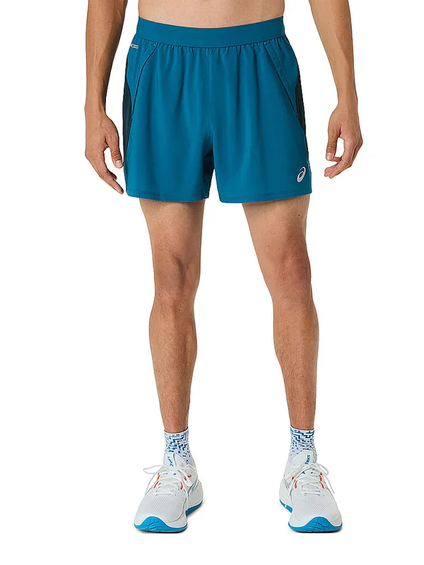 ASICS Pantalón corto de running para hombre Road 5inch gasolina | XL