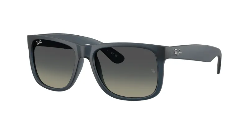Ray - Ban Hombre Ray - Ban RB4165 JUSTIN 681311 Gafas de sol Nylon Azul Gris Cuadrada Normal Sombreado