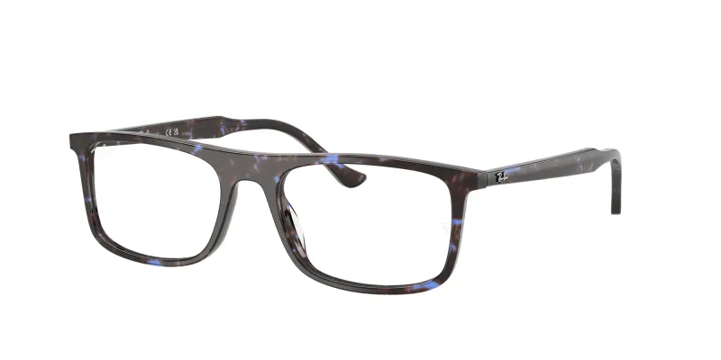 Ray - Ban Unisex Ray - Ban RX5440 8424 Monturas ópticas Acetato Azul Transparente Cuadrada Normal