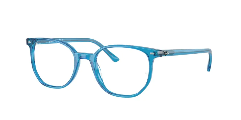 Ray - Ban Unisex Ray - Ban RX5397 ELLIOT 8442 Monturas ópticas Acetato Azul Transparente Geométrico Normal
