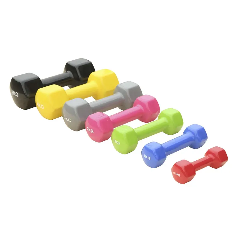 Mancuernas de vinilo 0,5kg Sporti