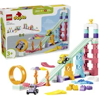 DUPLO Town Rampas creativas con pequeños coches Set 3 en 1, Juegos de construcción
