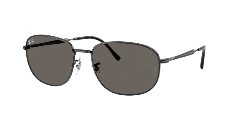 Ray - Ban Unisex Ray - Ban RB3754 002/B1 Gafas de sol Metal Negro Gris Pillow Normal