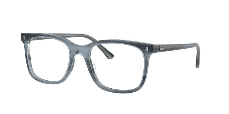 Ray - Ban Unisex Ray - Ban RX5446 8456 Monturas ópticas Acetato Azul Transparente Cuadrada Normal