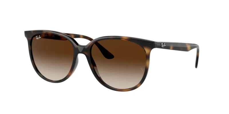 Ray - Ban Mujer Ray - Ban RB4378 710/13 Gafas de sol Inyectado Tortuga Marrón Cuadrada Normal Sombreado