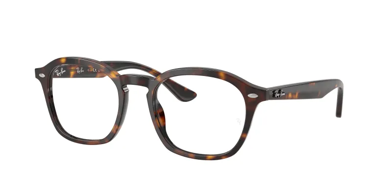 Ray - Ban Unisex Ray - Ban RX5451 2012 Monturas ópticas Acetato Tortuga Transparente Cuadrada Normal